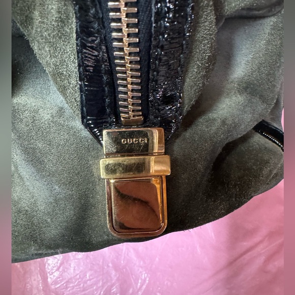 Gucci Suede Medium Aviatrix Handle Bag - Picture 4 of 14